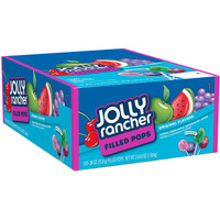 Jolly Rancher Filled Pops Assorted Fruit Flavored Candy Box, 56 Oz (100 Pieces)