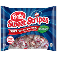 Bob's Red & White Sweet Stripes Peppermint Soft Mint Candy, 10 Ounces