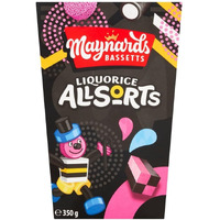 Maynards Bassetts Liquorice Allsorts Carton - 350G