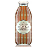 Harney & Sons Organic Black Iced Tea, Glass Bottles (70025), Unflavored, 192 Fl Oz (Pack Of 12)