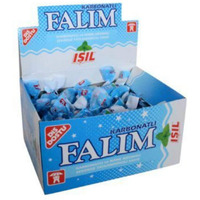 Sugarless Falim Plain Gum - Carbonate & Mint Grass Flavoured - 100 Pcs