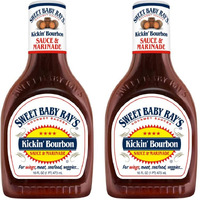 Sweet Baby Ray's Sauce And Marinade, Kickin' Bourbon,16 Fl Oz (Pack Of 2)