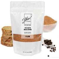 Yez! Foods Artisan Keto Bread Crumbs - Clean Keto, Paleo, Vegan, Low-Carb, Gluten-Free, Wheat-Free, Grain-Free, Sugar-Free, Soy-Free, Diabetic Friendly, Preservatives-Free (8 Oz)