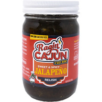 Ragin' Cajun Spicy Sweet Jalapeo Relish - 12 Fl Oz (Pack Of 1) - Add A Pop Of Heat And Flavor To Your Meals