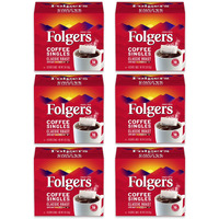 Folgers Coffee Singles Classic Medium Roast Coffee Bags 19 Count (Pack Of 6)