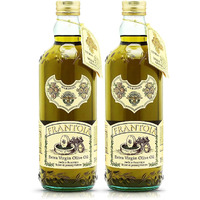 Frantoia Extra Virgin Olive Oil From Italy - Fruity, Unfiltered, Cold Extracted Authentic Sicilian Olive Oil - Fresh Harvest Imported Olive Oil From Italy (33.8 Fl Oz) - Pack Of 2