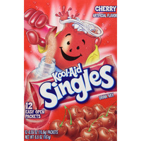 Kool-Aid Singles Cherry (For 16.9-Ounce Bottles), 12-Count Packets (1 Box))