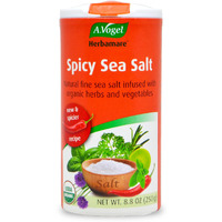 A. Vogel Herbamare Seasoned Spicy Sea Salt - Usda Organic - Seasoning Salt Infused W/ 12 Herbs - 33% Less Sodium - Non-Gmo -Gluten Free - Kosher - 8.8 Oz