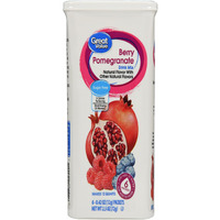 Great Value Berry Pomegranate Drink Mix, 6 Count Per Pack, 2.5 Oz (Pack Of 2)