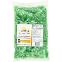 Sunrise Confections Key Lime Disks - Hard Candy 3 Pound Bag