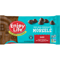 Enjoy Life Baking Dark Chocolate Morsels, Dairy Free , Soy Free, Nut Free, Non Gmo, Gluten Free, Vegan Chocolate Chips, 9 Oz Bag