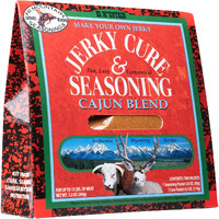 Hi Mountain Jerky Seasoning And Cure Kit | Cajun Blend | Create Savory Homemade Beef Jerky | Great For Beef, Deer, Elk, & Venison | Mix Will Season Up To 15Lbs. Of Meat (1 Box)