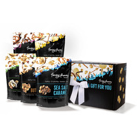 Funky Chunky Gourmet Popcorn Sampler Variety Pack With All 5 Flavors: Sea Salt Caramel, Nutty Choco Pop, Peanut Butter Cup, Chip Zel Pop, And Chocolate Pretzel, 2 Oz (5 Bags)