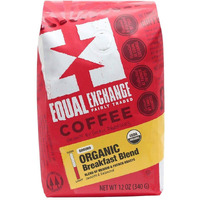 Equal Exchange Organic Ground Coffee, Breakfast Blend, 12-Ounce (Pack Of 1)