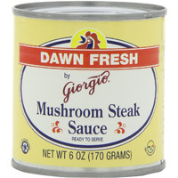 Giorgio Dawn Fresh Mushroom Steak Sauce, 6-Ounce (Pack Of 12)