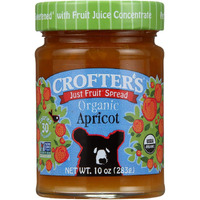 Crofters Organic Apricot Just Fruit Spread, 10 Oz