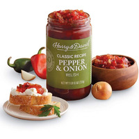 Harry & David Classic Recipe Pepper & Onion Relish (26 Ounces), Relish Tray, Condiment, Hamburgers