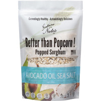 Nature Nates Popped Sorghum, Avocado Oil Sea Salt - Organic Sorghum, Keto & Gluten Free, Whole 30, Healthy Snacks, Better Than Popcorn, Made In Usa - 5 Ounce