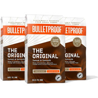 Bulletproof Original Medium Roast Ground Coffee, 12 Ounces (Pack Of 3), 100% Arabica Coffee Sourced From Central And South America