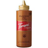 Torani Puremade Sauce, Pumpkin Pie, Squeeze Bottle, 16.5 Ounces