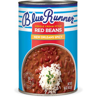 Blue Runner Creole Cream Style Red Beans, New Orleans Spicy, 16 Oz Can, Heat And Serve