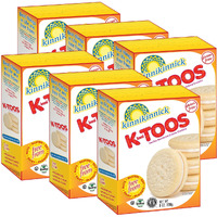 Kinnikinnick - Kinnitoos Vanilla Sandwich Cream Cookies - Gluten Free, Allergy Friendly Vegan Cookies - 8 Oz. Boxes - 6 Pack