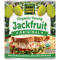 Native Forest Organic Young Jackfruit - Great Meatless Alternative, Plant Based Meat, Ideal Texture, Soy Free, Non-Gmo Project Verified, Usda Organic - 6.1 Lb