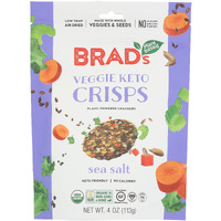 Brad's Raw Organic Sea Salt Veggie Keto Crisp, 4 Oz