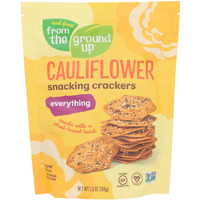From The Ground Up Cauliflower Everything Snacking Crackers, 3.5 Oz