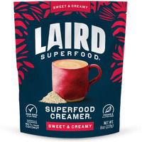 Laird Superfood Non-Dairy Superfood Creamer - Coconut Powder Coffee Creamer - Sweet & Creamy - Gluten Free, Non-Gmo, Vegan - 8 Oz. Bag, Pack Of 1