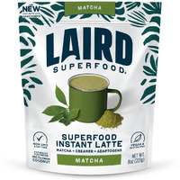 Laird Superfood Matcha Instant Latte With Adaptogens - Matcha Latte Green Tea Powder Packed With Antioxidants And Superfood Coconut Creamer - Gluten Free, Non-Gmo, Vegan, 8 Oz. Bag, Pack Of 1