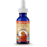 Sweetleaf Creme Brulee Liquid Monk Fruit - Monk Fruit Liquid Sweetener Drops, Organic Monk Fruit Extract, Zero Calorie Sweetener, Sugar Free, Keto Friendly, Erythritol Free - 2 Fl Oz