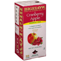 Bigelow Tea Bags, Cranberry Apple Herbal, 28-Count Boxes (Pack Of 6)