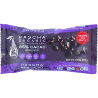 Pascha Chocolate Baking Chip, 85% Caca, 8.8 Oz