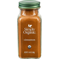 Simply Organic Cinnamon Ground Certified Organic, 2.45-Ounce Container