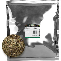 Frontier Co-Op Sweet Basil Leaf, 1-Pound Bulk, Popular On Pizza & Diy Body Care As An Essential Oil, Kosher, Organic