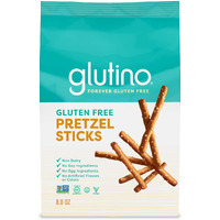 Glutino Gluten Free Pretzel Sticks, Delicious Everyday Snack, Lightly Salted, 8 Oz