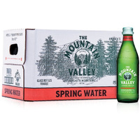 Mountain Valley Spring Water Glass Bottle 33.8 Ounces (Pack Of 12)