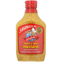 Woeber's Sandwich Pal Sweet & Spicy Mustard, Six 16-Ounce Units (96-Ounces)