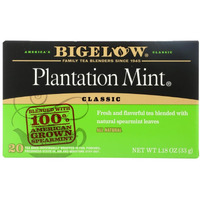 Bigelow Plantation Mint Tea Bags - 20 Count (Pack Of 3)