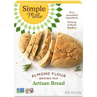 Simple Mills Almond Flour Baking Mix, Artisan Bread Mix - Gluten Free, Plant Based, Paleo Friendly, 10.4 Ounce (Pack Of 1)