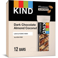 Kind Bars, Dark Chocolate Almond & Coconut, Healthy Snacks, Gluten Free, 12 Count