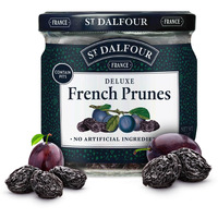 St. Dalfour Deluxe French Prunes - 7Oz - All-Natural, No Sulfites, Preservatives Or Artificial Ingredients - Made In France - 100% From Fruit