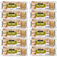 Sesmark Gluten Free Rice Thins Sesame - Non Gmo Project Verified - 4.25 Oz. (Pack Of 12)