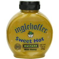 Inglehoffer Sweet Hot Mustard, 10.25 Ounce Squeeze Bottle (Pack Of 6)