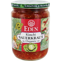 Eden Organic Sauerkraut, 18 Oz Glass Jar, Kimchi, Fine Cut