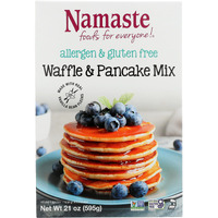 Namaste Foods Gluten Free Waffle & Pancake Mix, 21 Oz (Pack Of 6)