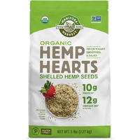 Manitoba Harvest Organic Hemp Seeds, 5 Lb; 10G Plant Based Protein And 12G Omega 3 & 6 Per Srv | Smoothies, Yogurt & Salad | Non-Gmo, Vegan, Keto, Paleo, Gluten Free