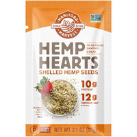 Manitoba Harvest Hemp Seeds, 10G Plant Based Protein & 12G Omega 3 & 6 Per Serving | For Smoothies, Yogurt & Salad | Non-Gmo, Vegan, Keto, Paleo, Gluten Free, 2.1Oz (Pack Of 12)