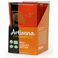 Artisana Organics Raw Cashew Butter Snack Pouches - No Sugar Added, Vegan And Paleo Friendly, Non Gmo, 1.06Oz Pouches (10 Pack)